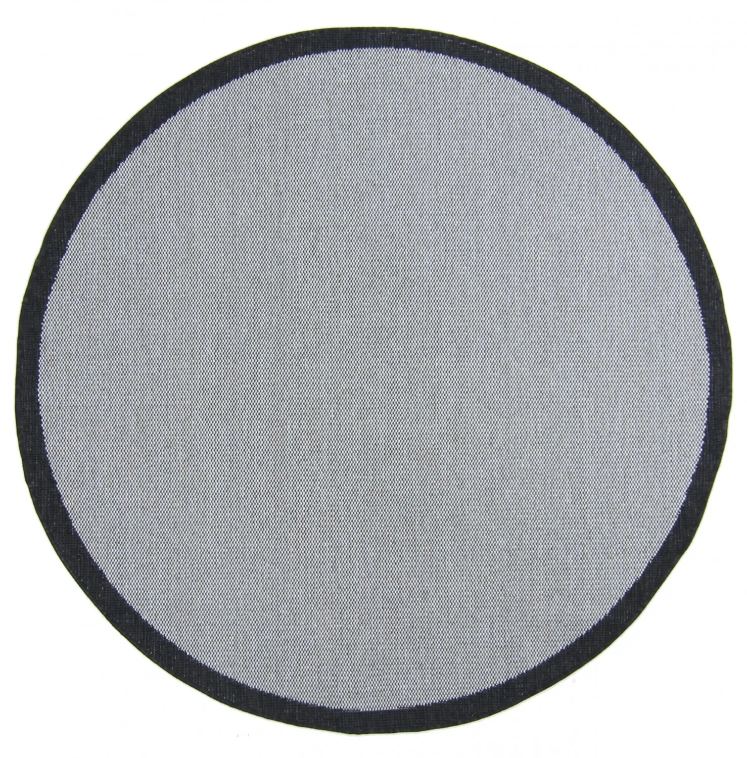 Kruhový koberec - Sortelha (čierny)