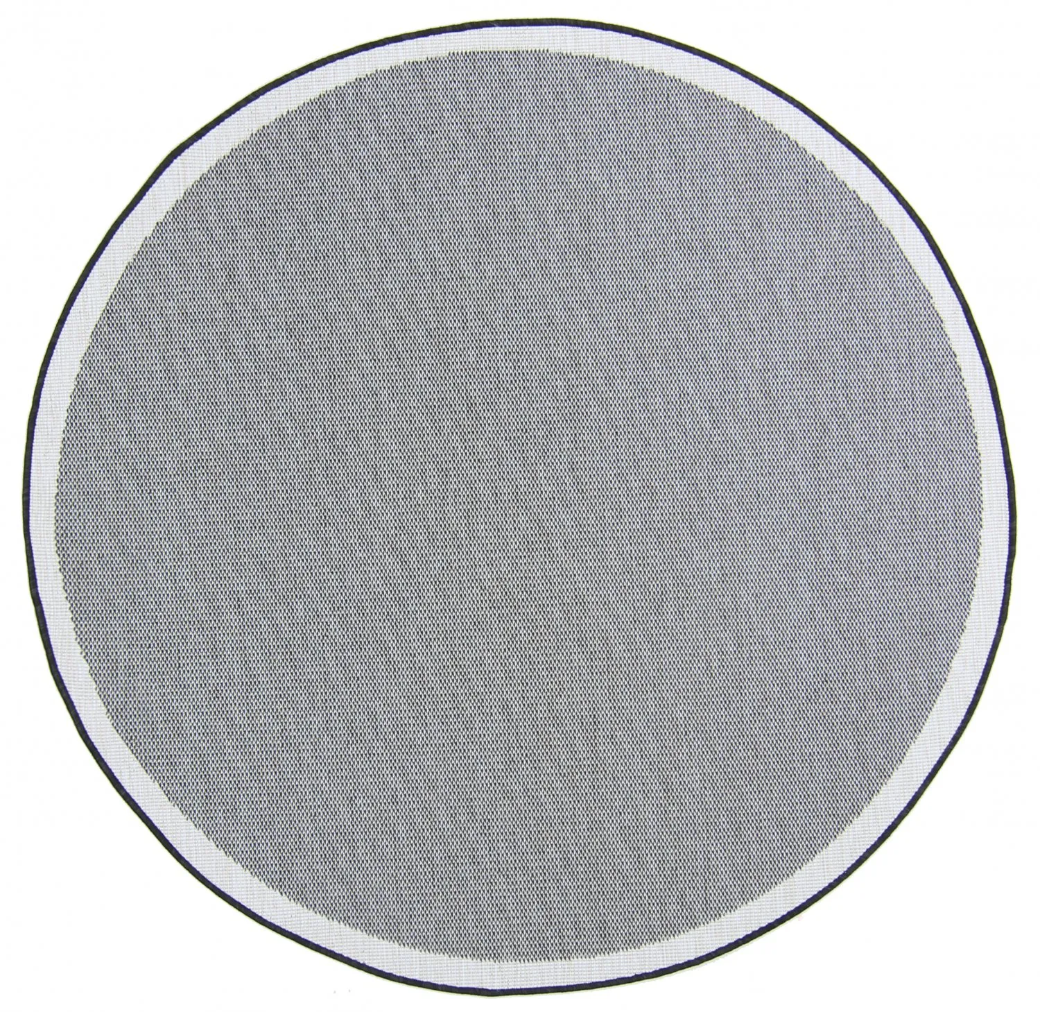 Kruhový koberec - Sortelha (čierny)