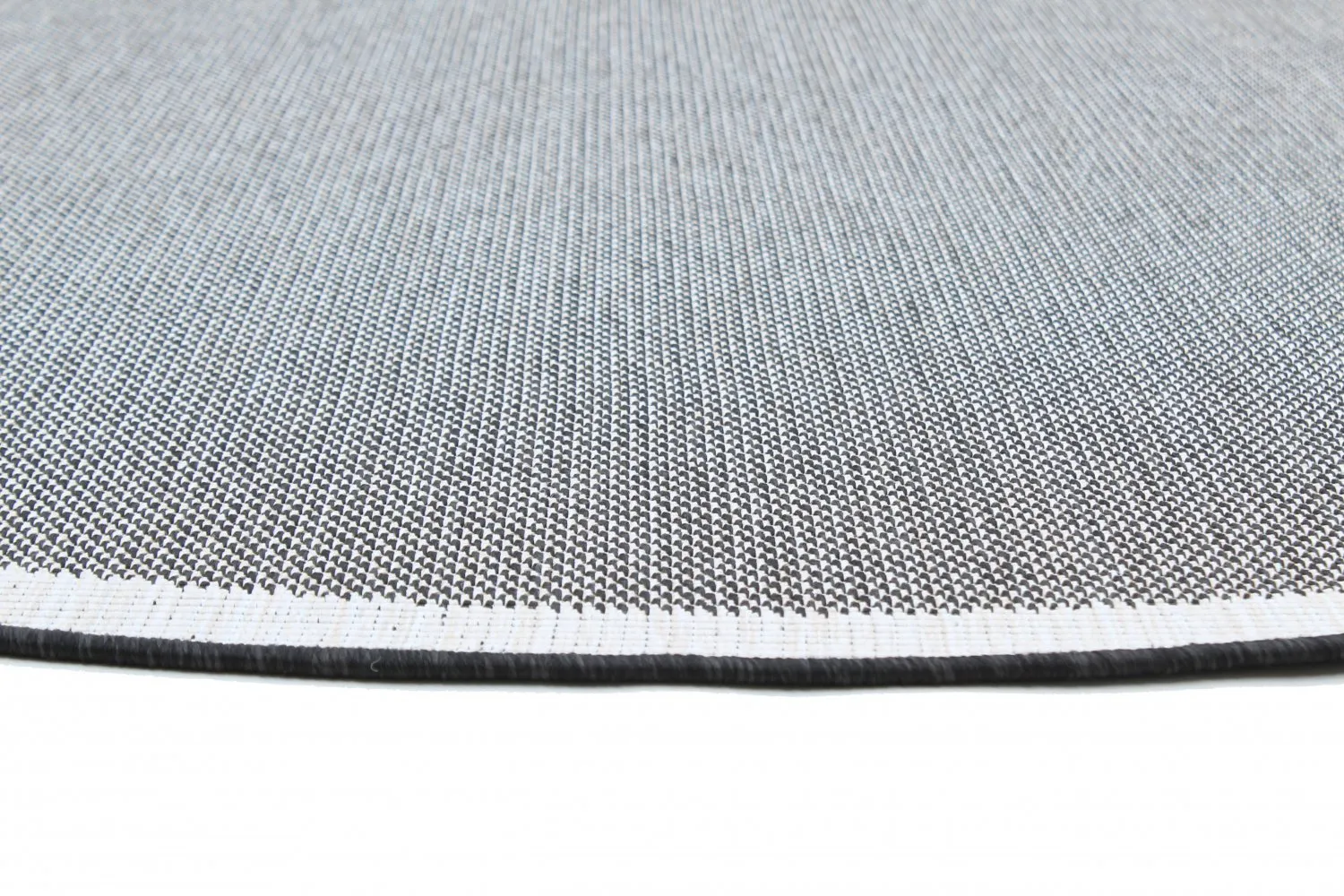 Kruhový koberec - Sortelha (čierny)