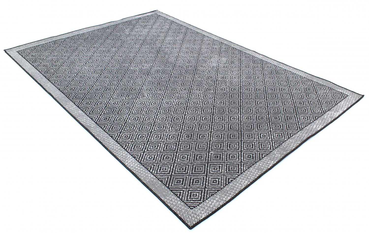 Koberec na vnútorné a vonkajšie použitie - Monsaraz (čierny)