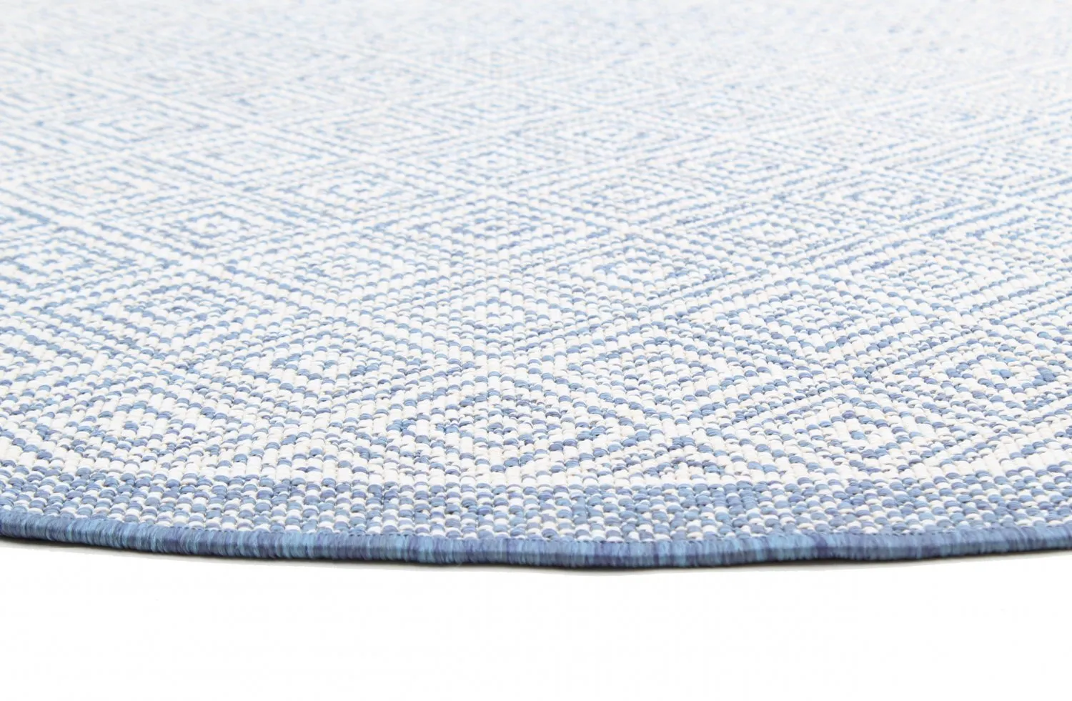 Kruhový koberec - Monsaraz (modrý)