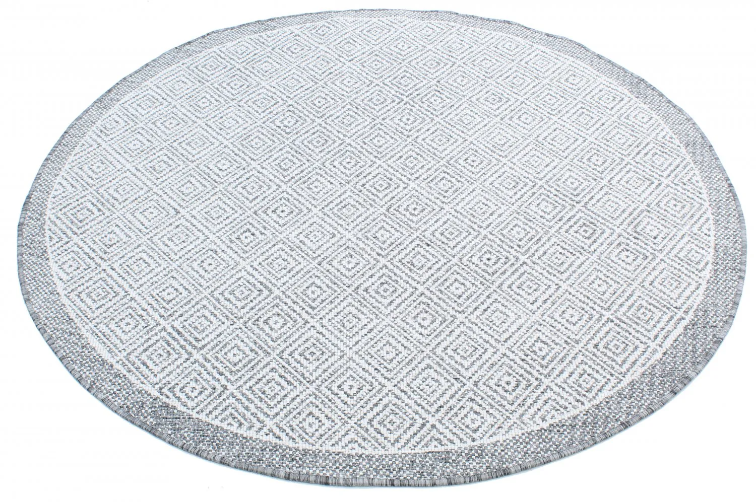 Kruhový koberec - Monsaraz (šedý)