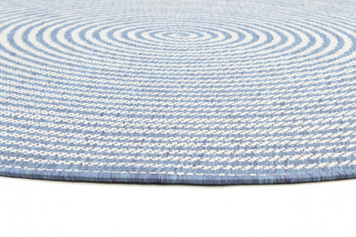 Kruhový koberec - Ferragudo (modrý)