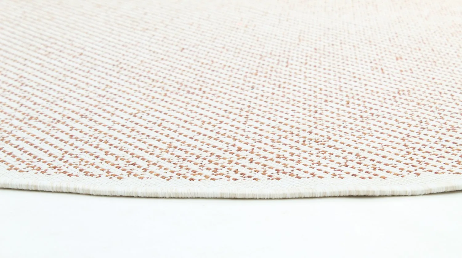 Kruhový koberec - Tromsø (oranžový)