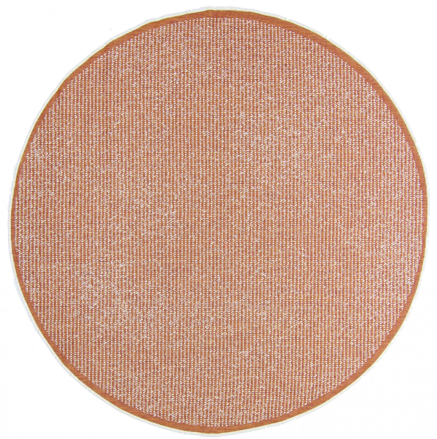 Kruhový koberec - Tromsø (oranžový)
