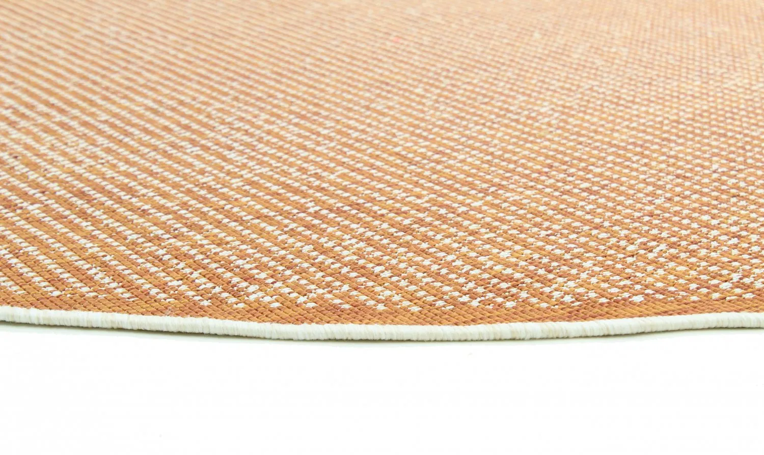 Kruhový koberec - Tromsø (oranžový)