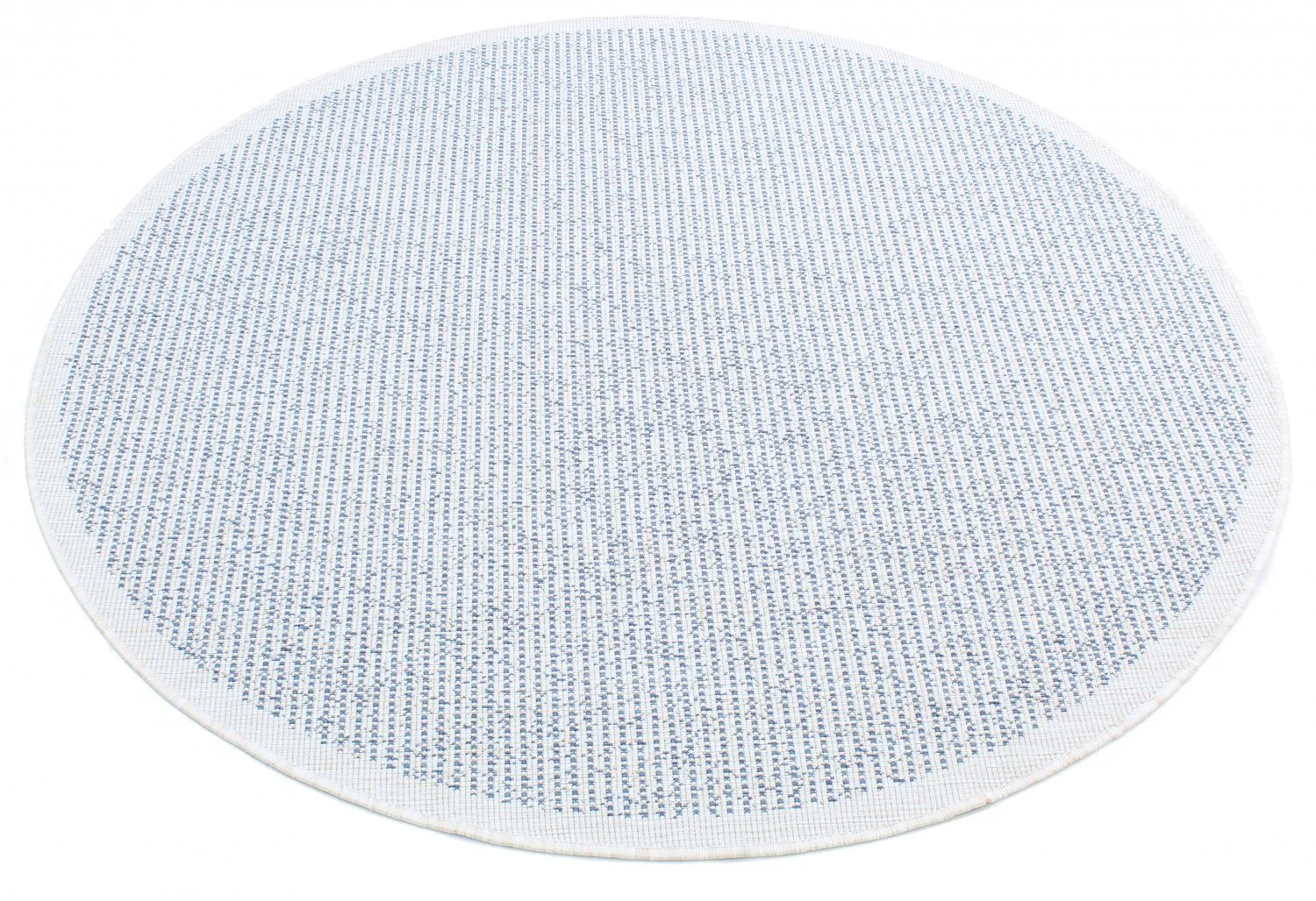 Kruhový koberec - Tromsø (modrý)