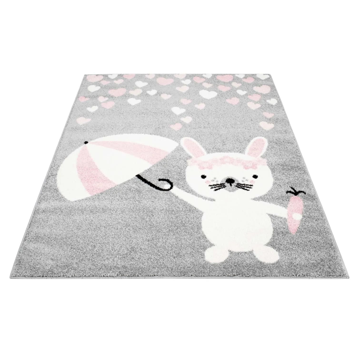 Detský koberec - Bubble Rain (šedý)