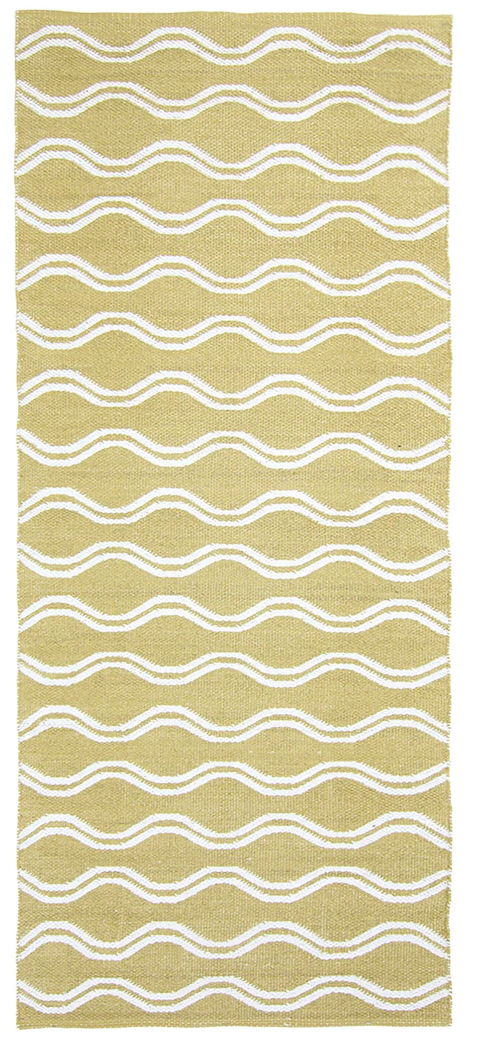 Plastové koberce - Camden (zelená/biela)