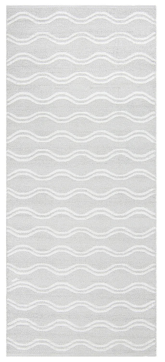 Plastové koberce - Camden (šedá/biela)