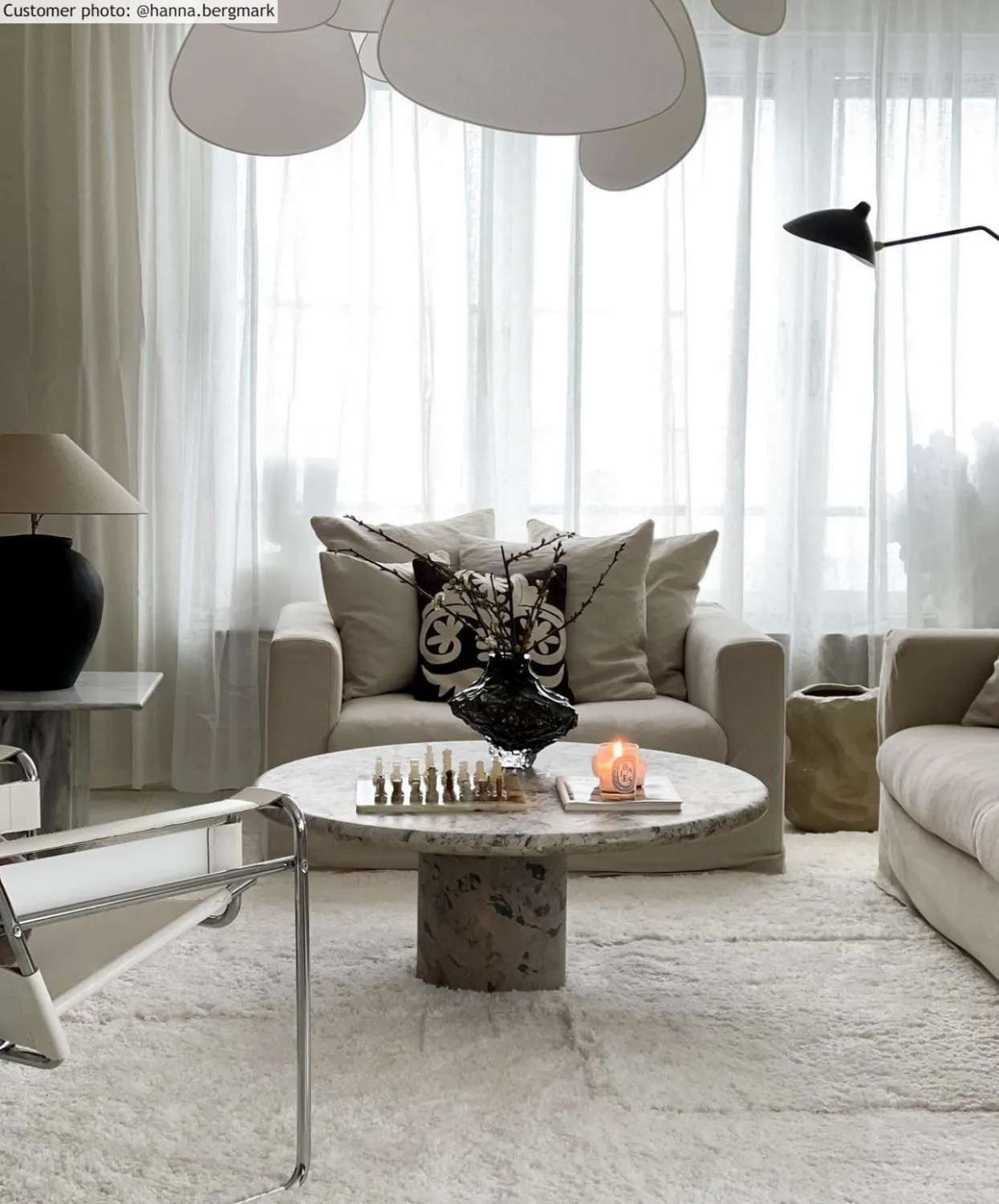 Koberec s dlhým vlasom - Cannes (biely)