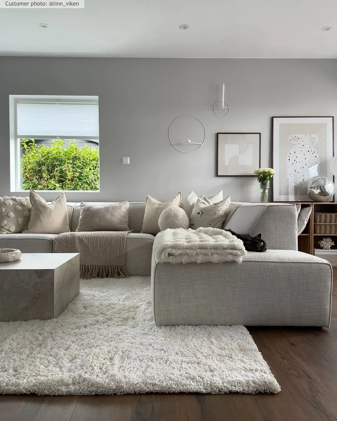 Koberec s dlhým vlasom - Cannes (biely)