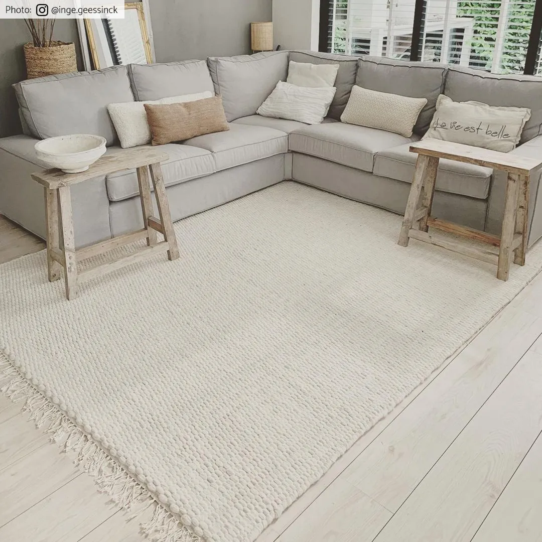 Vlnený koberec - Cartmel (offwhite)