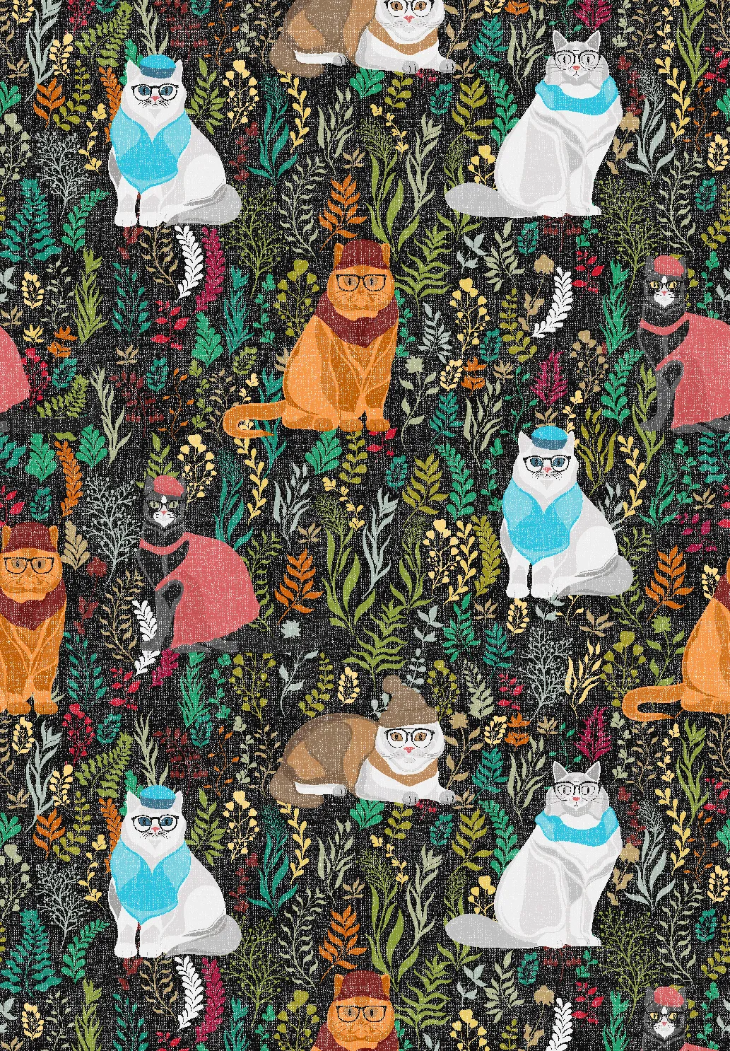 Detský koberec - Cats (multi)