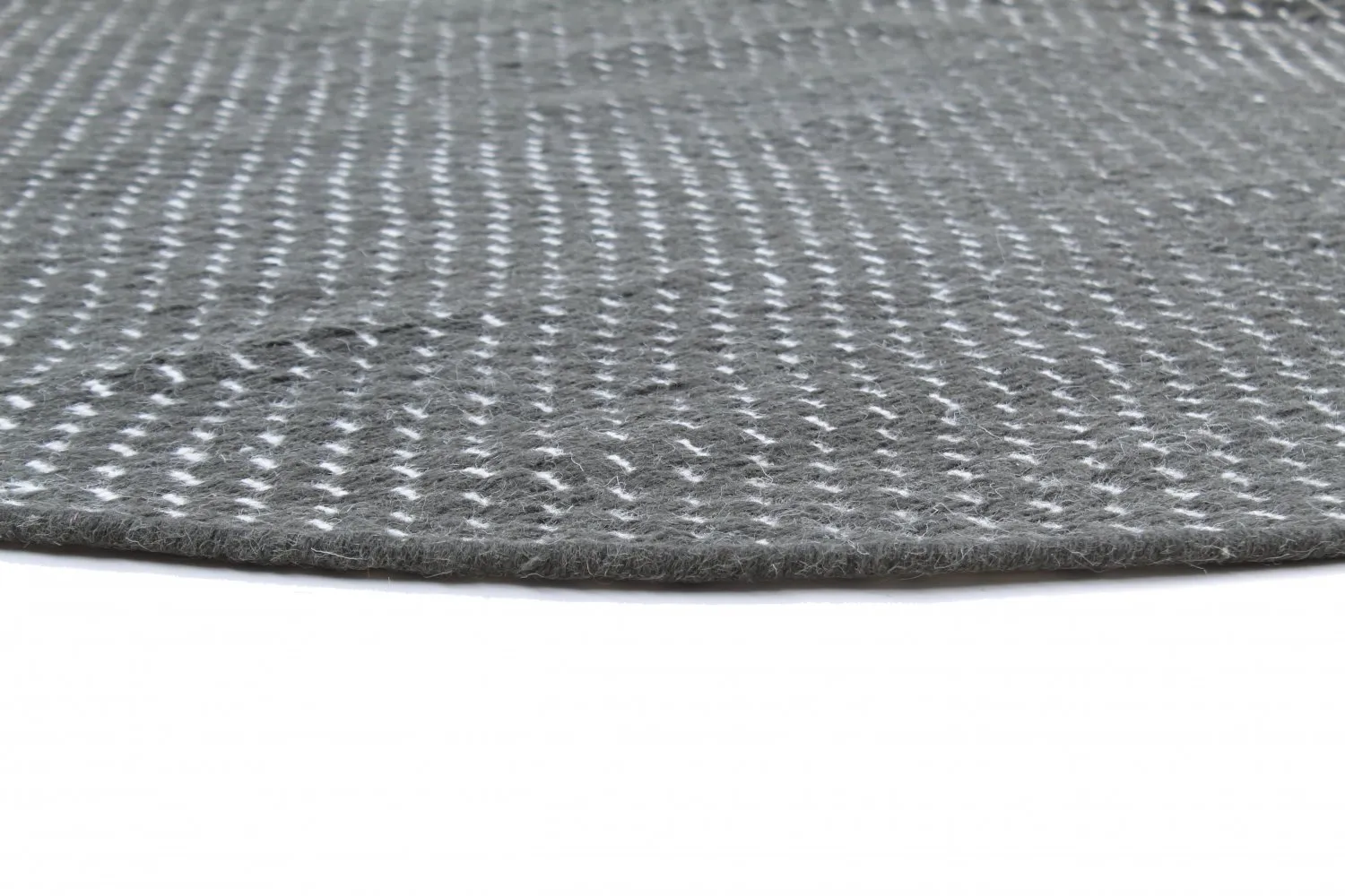 Kruhový koberec - Clovelly (tmavo šedý)