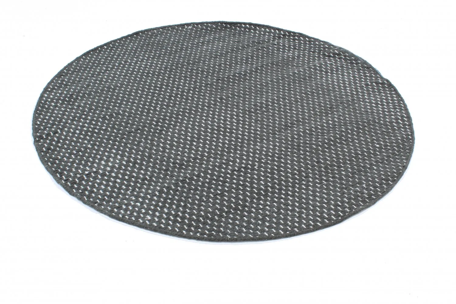 Kruhový koberec - Clovelly (tmavo šedý)