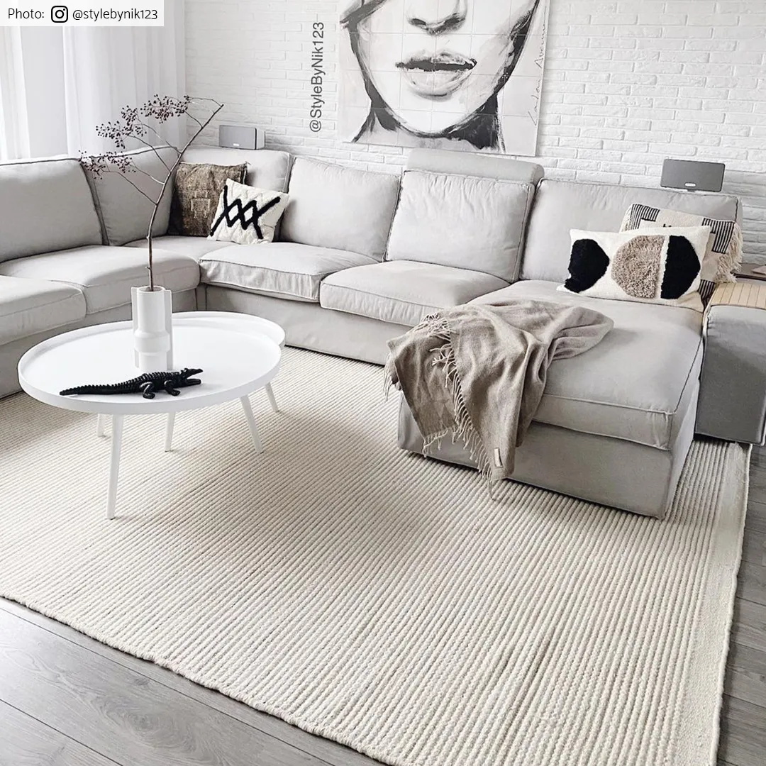 Vlnený koberec - Coastal (krémový)