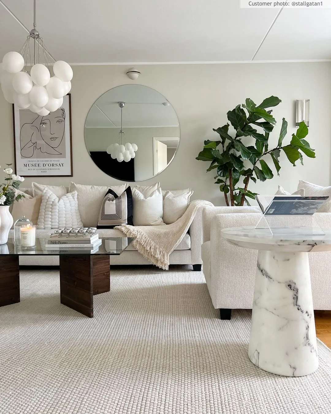 Vlnený koberec - Coastal (krémový)