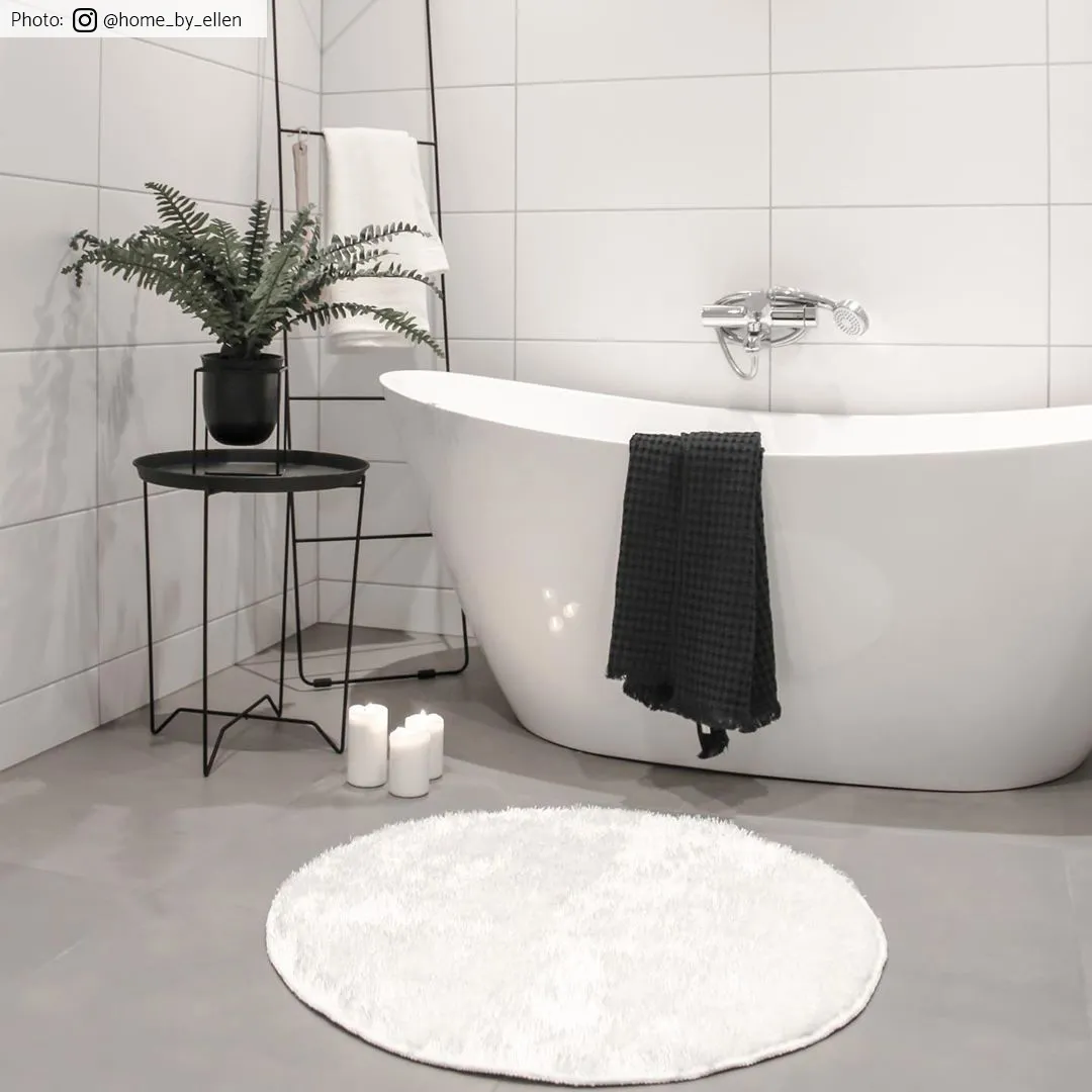 Kruhové koberce - Cosy (biela)