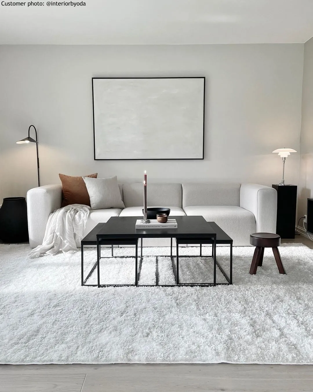 Koberce s chlpatým povrchom - Cosy (biela)