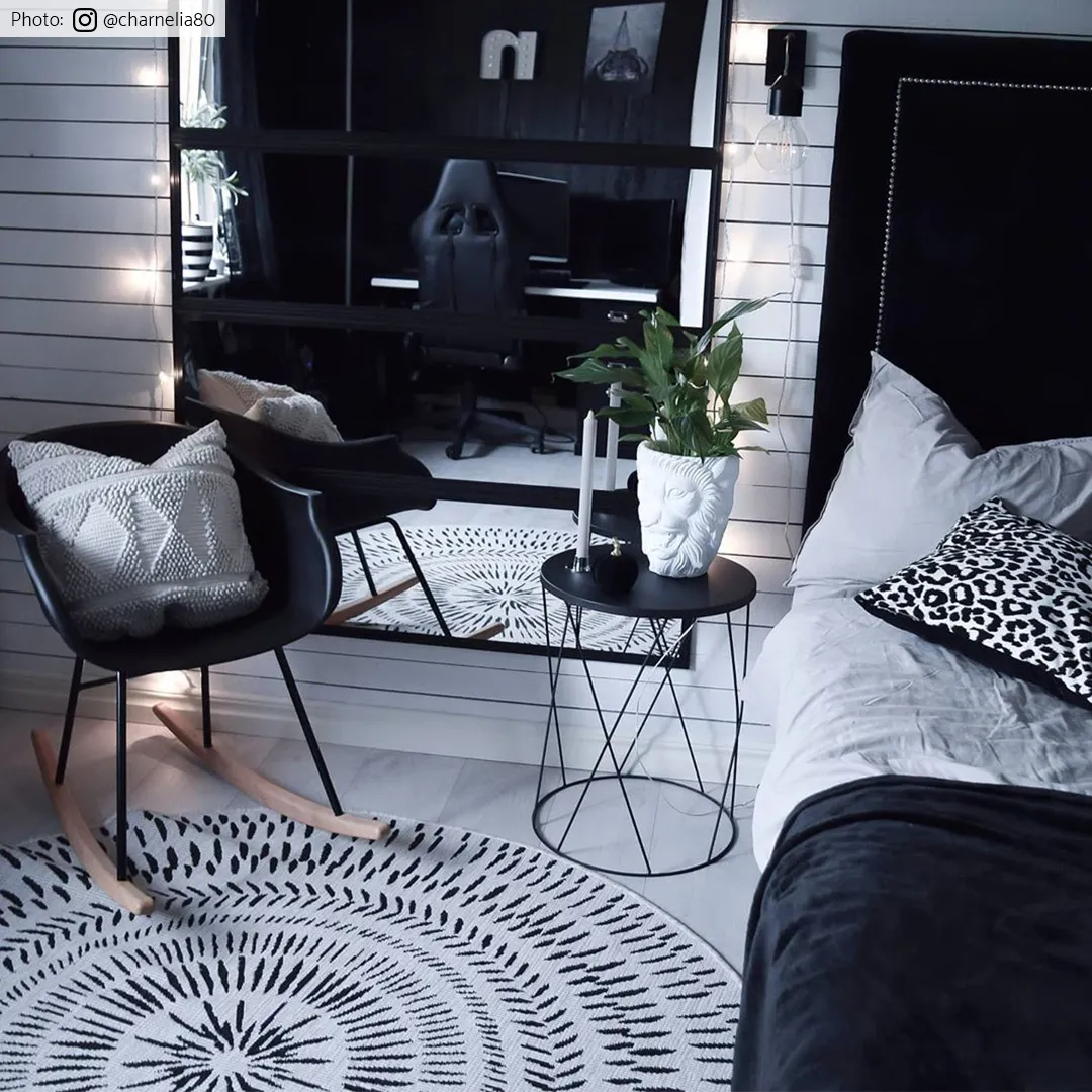 Kruhový koberec - Brussels Night (šedý)