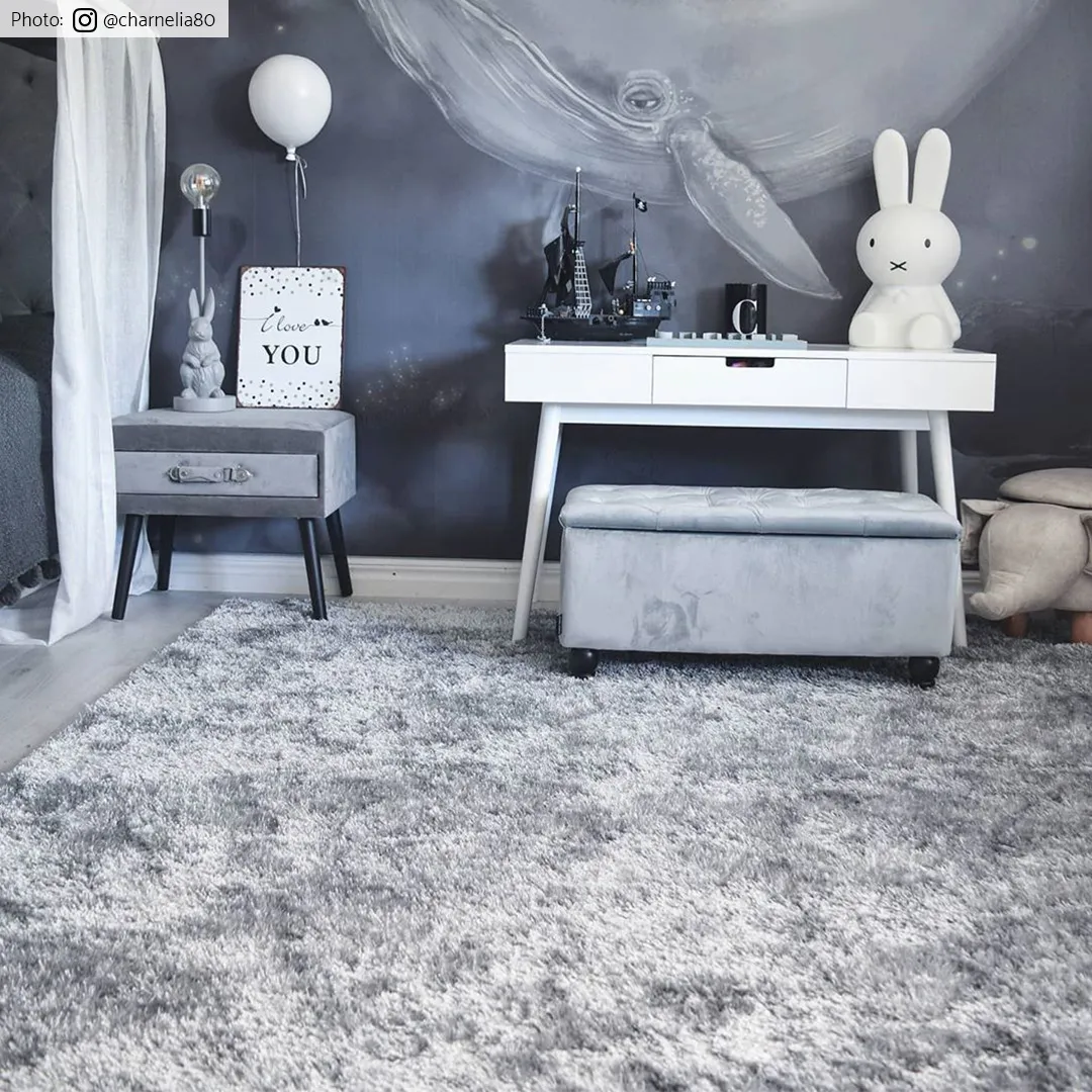 Koberce okrúhle - Cosy (strieborná)