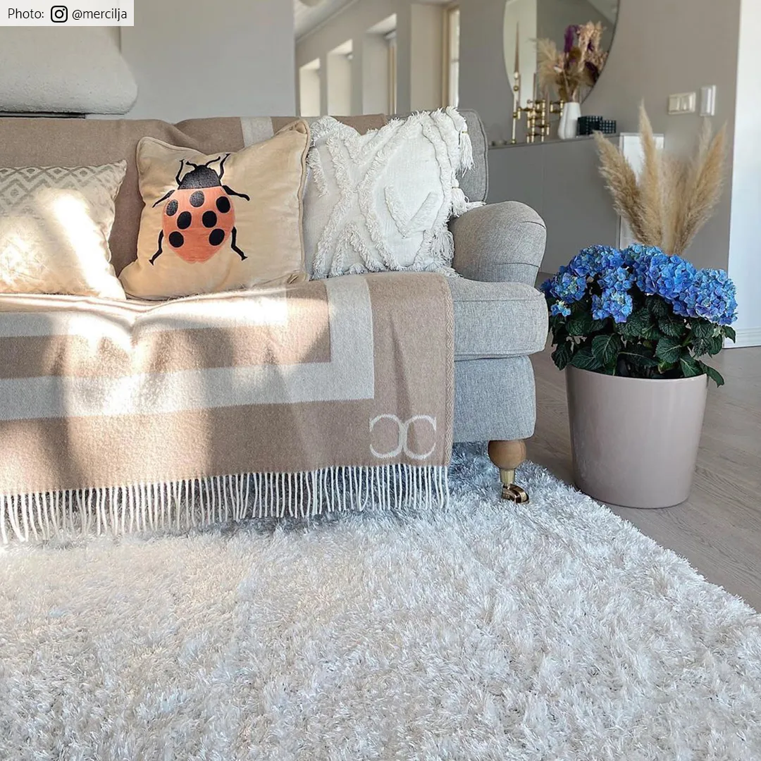 Koberce s chlpatým povrchom - Cosy (biela)