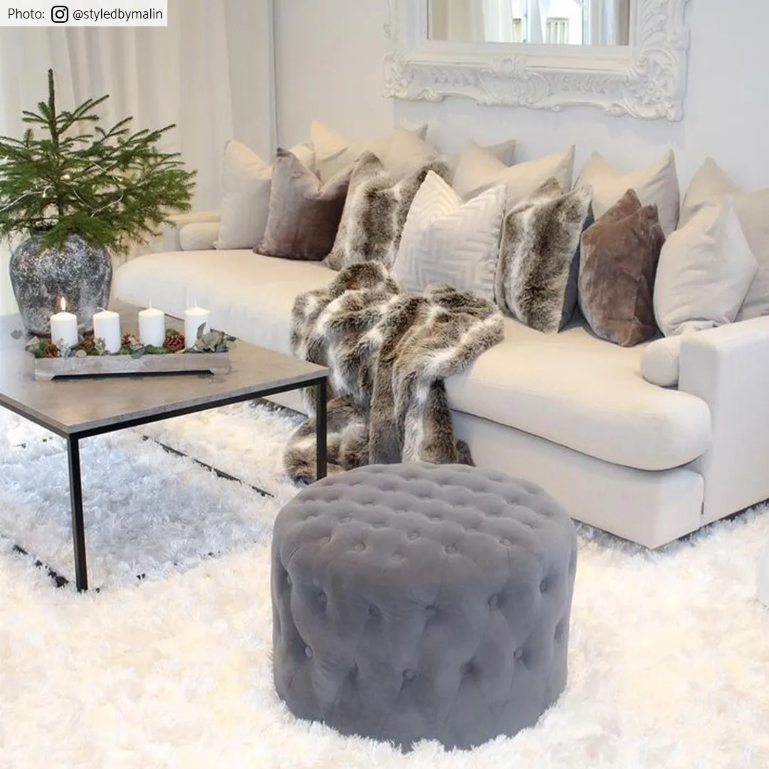 Koberce s dlhým vlasom - Janjira (biela)