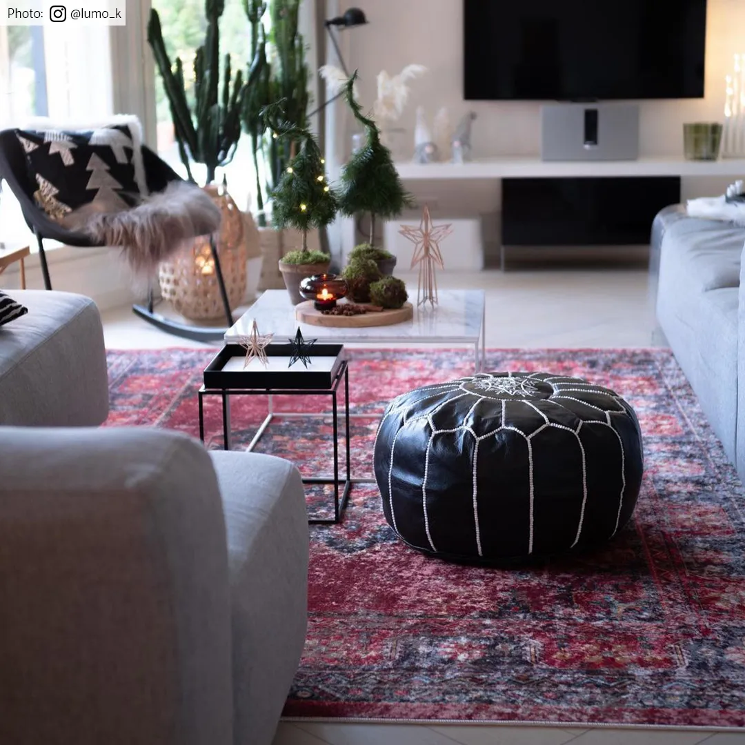 Koberec Wilton - Soussi (červený/multicolor)