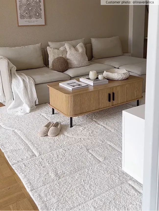 Koberce s dlhým vlasom - Cremona Natural Cotton Shaggy (offwhite)