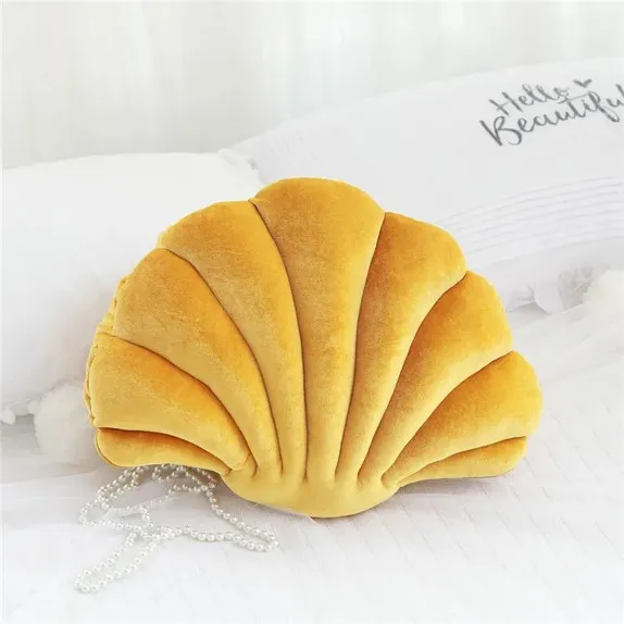 Vankúše - Seashell (žltá)
