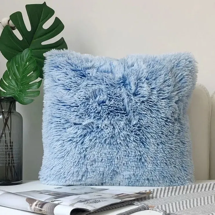 Puzdro na vankúš - Fuzzy (modrá)