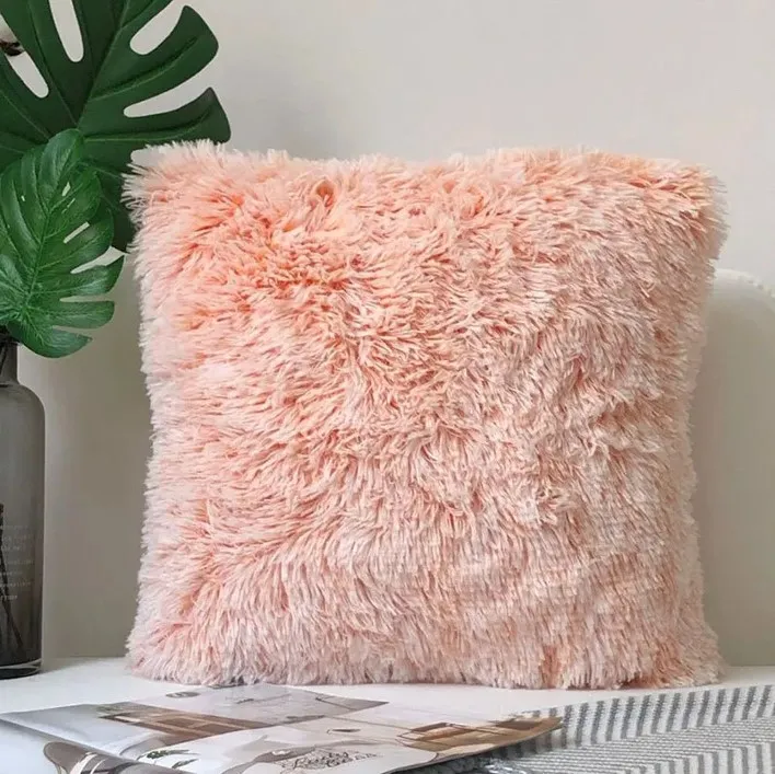 Puzdro na vankúš - Fuzzy (ružová)
