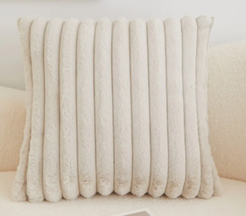 Puzdro na vankúš - Soft stripes (offwhite)