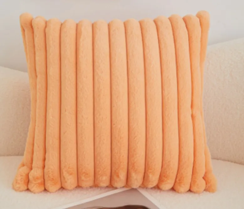 Puzdro na vankúš - Soft stripes (oranžová)
