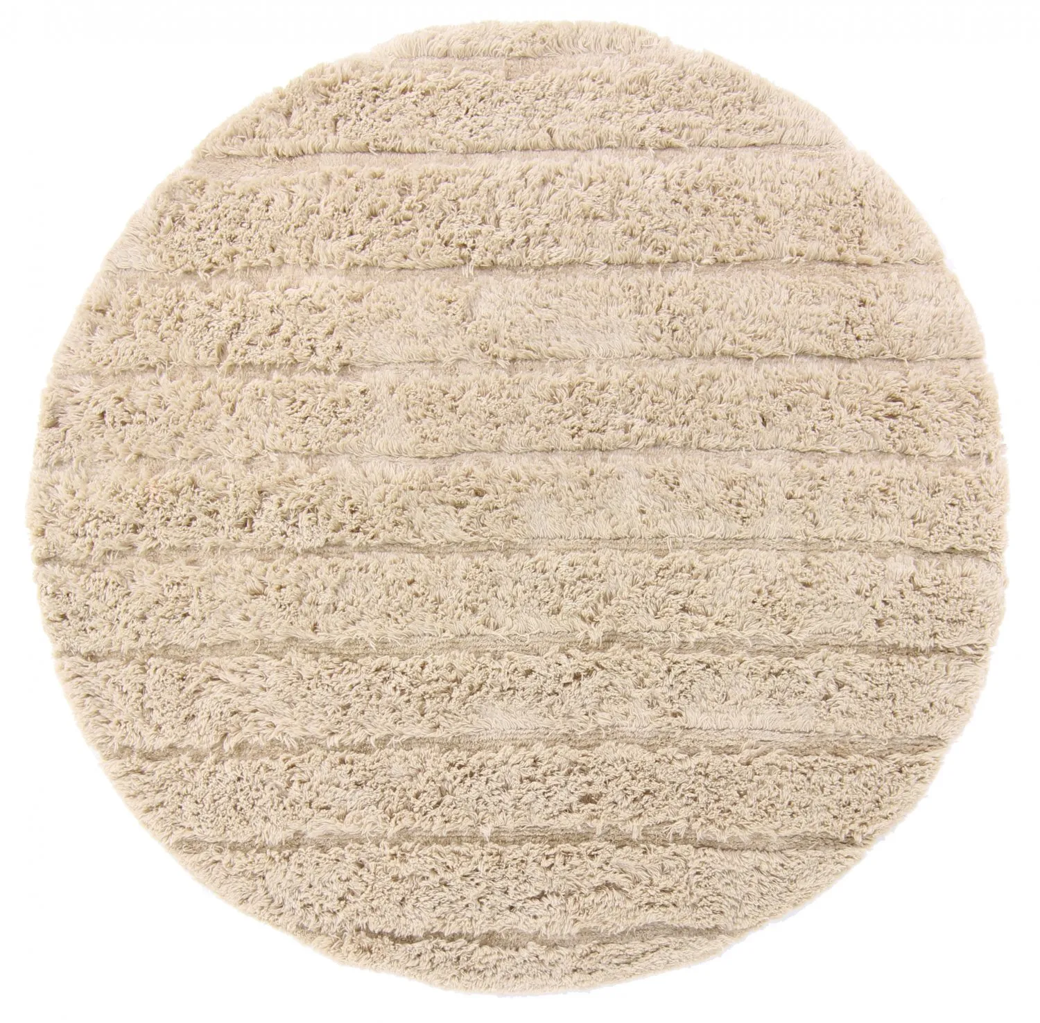 Kruhový koberec - Delta (offwhite)