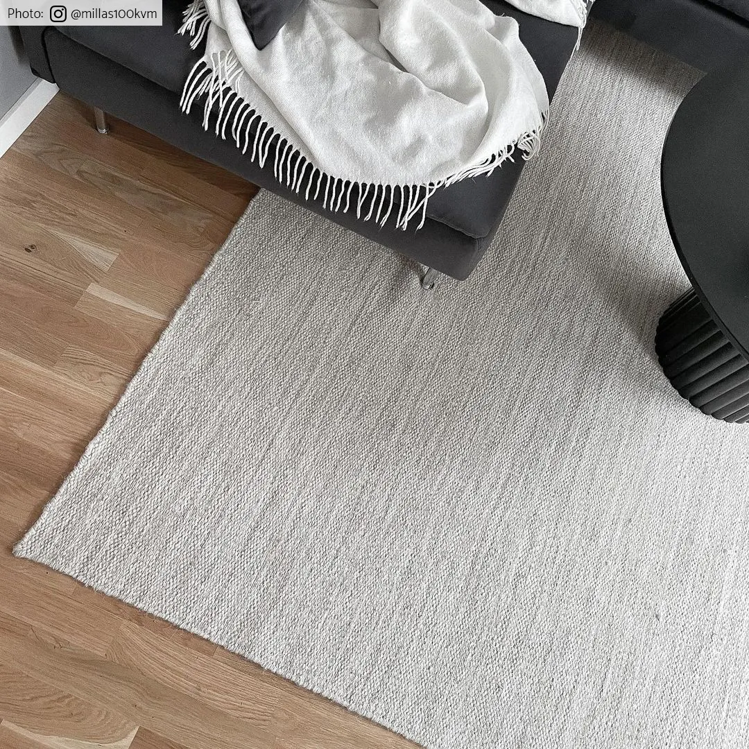 Vlnený koberec - Dhurry (prírodný)