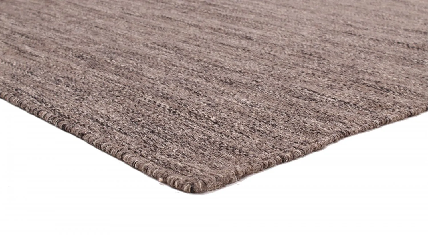 Vlnený koberec - Dhurry (antracit)