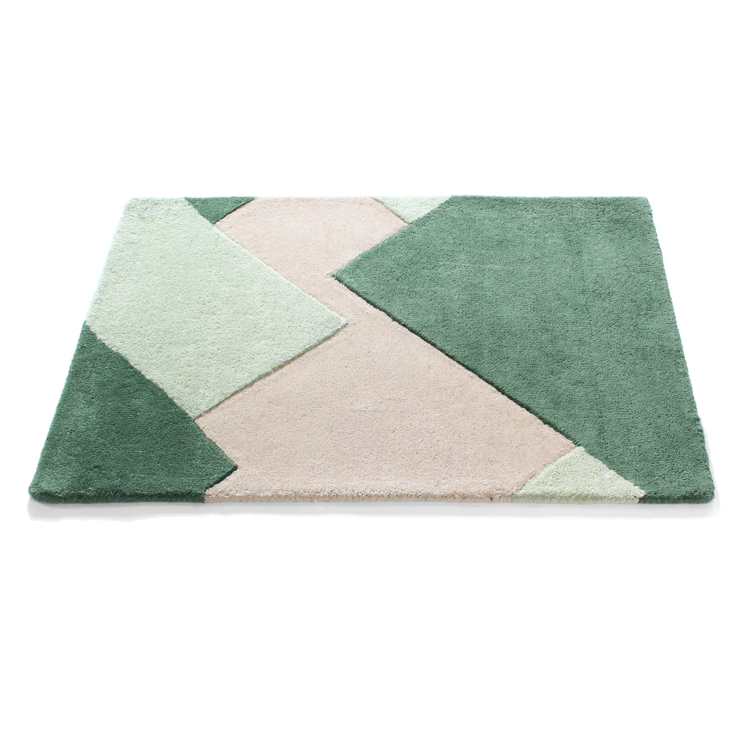 Vstupný koberec - Andria (zelený/multi)