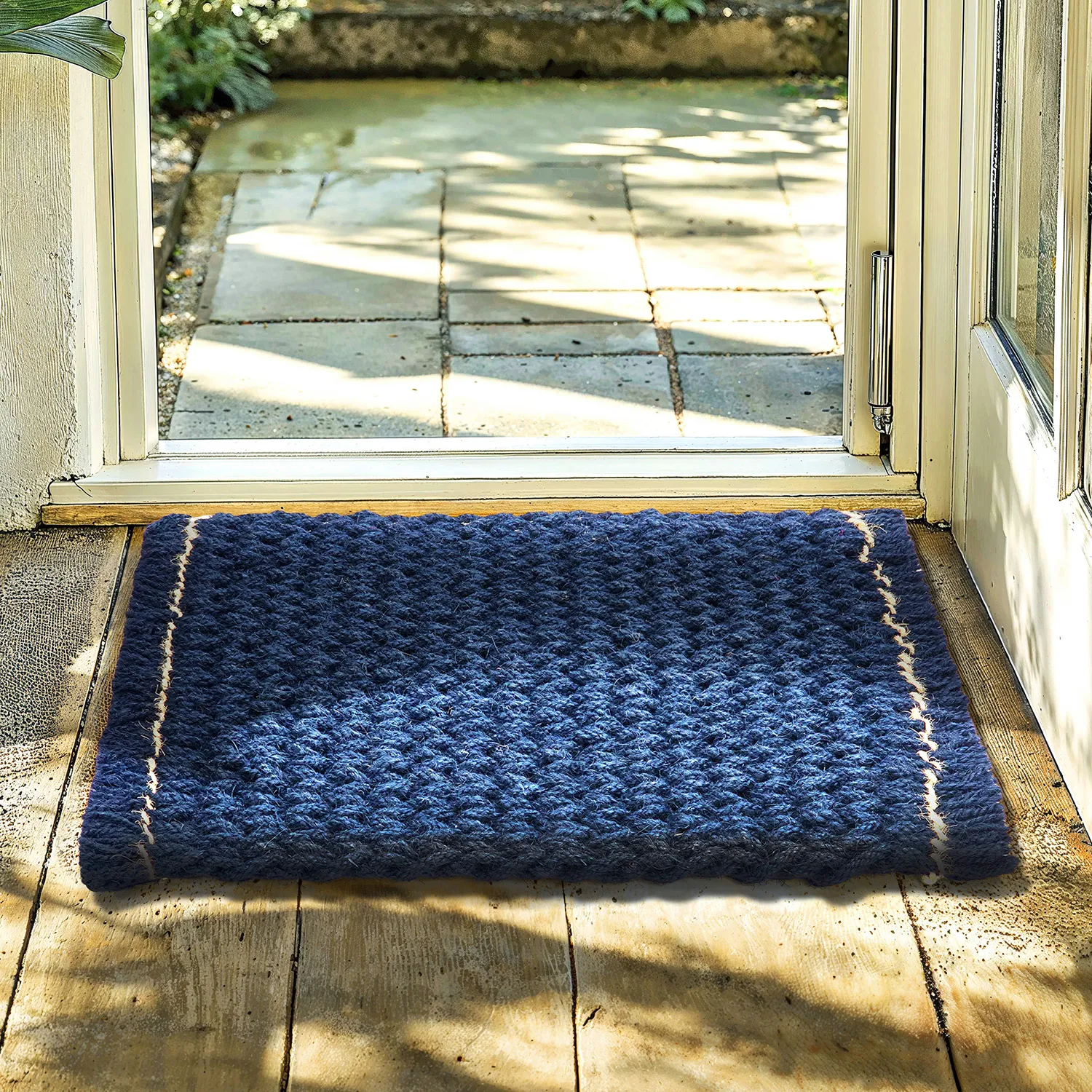 Vstupný koberec - Crispin (modrý)