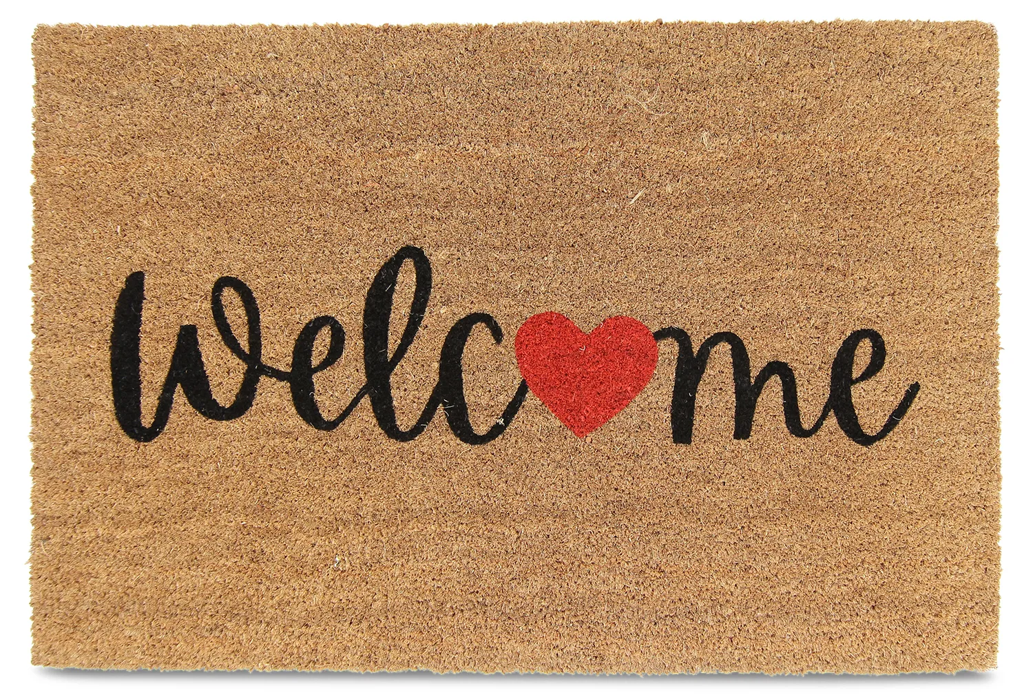 Vstupná rohož - Heart (prírodná)