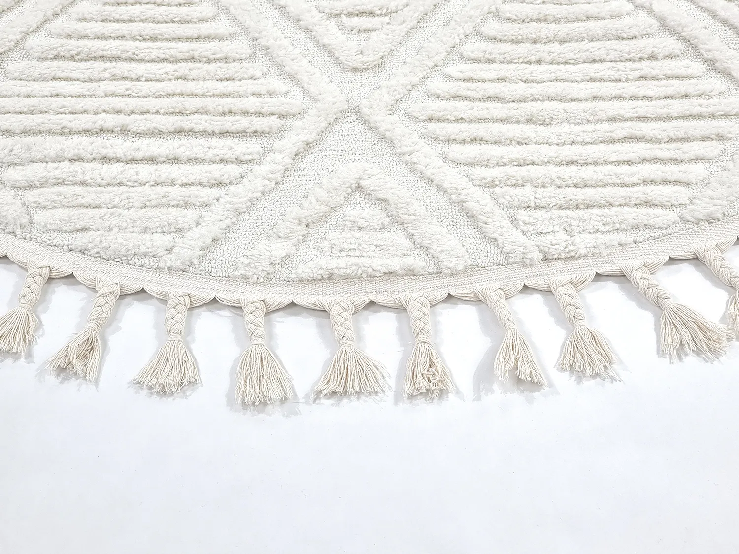 Kruhový koberec - Dover (offwhite)