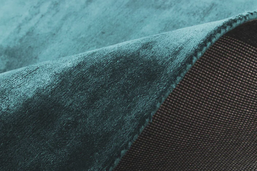 Viskózový koberec - Jodhpur Špeciálna Luxusná Edícia (tyrkysová)