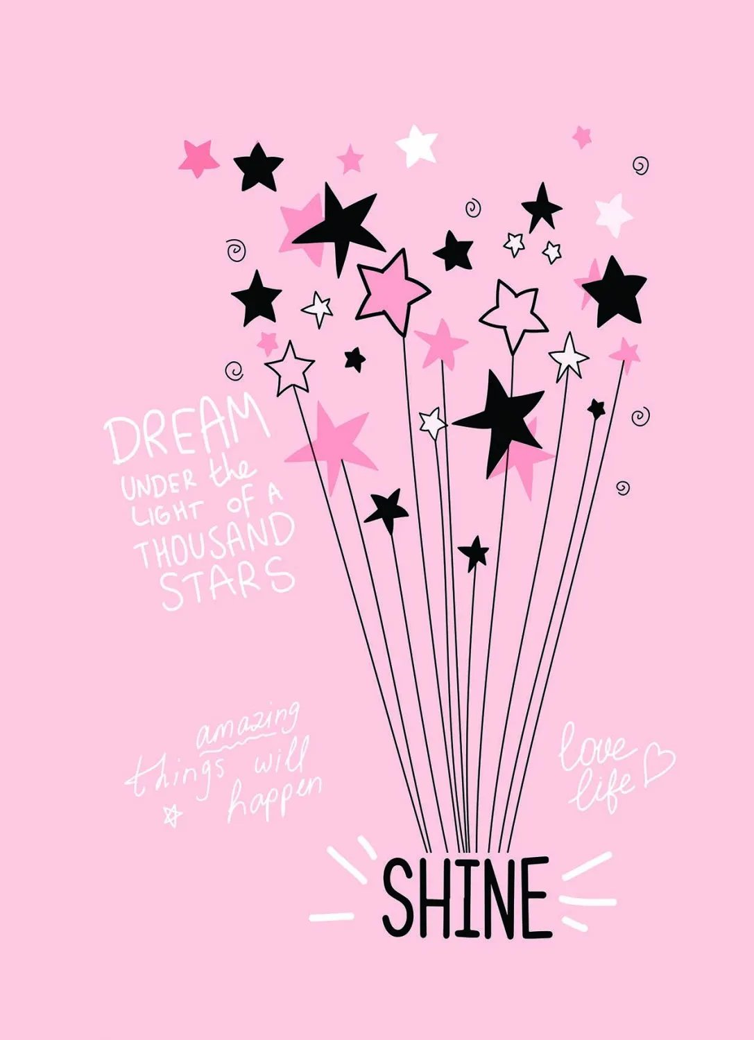 Detský koberec - Starshine (ružový)