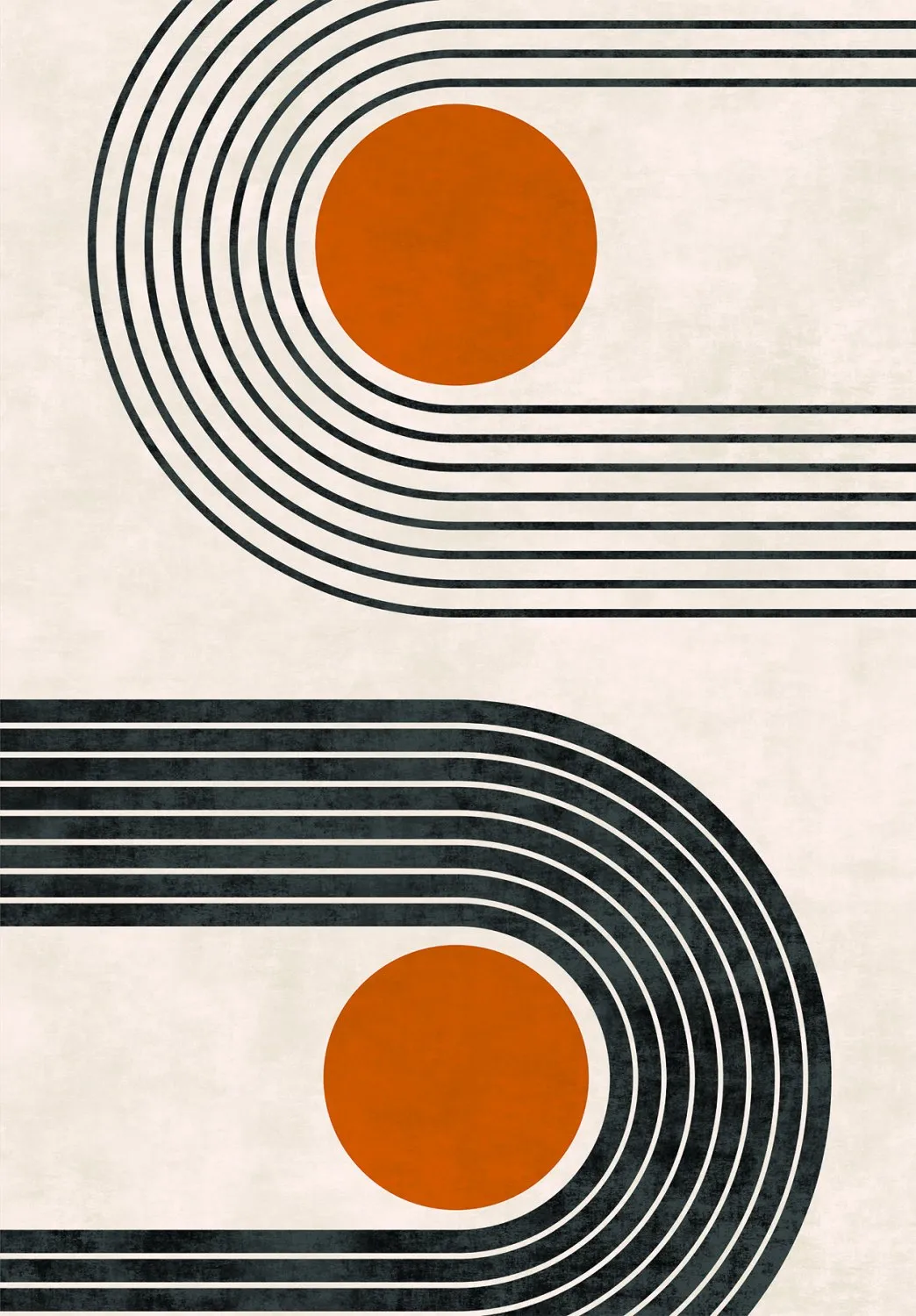 Koberec Wilton - Moudania (béžová/čierna/oranžová)