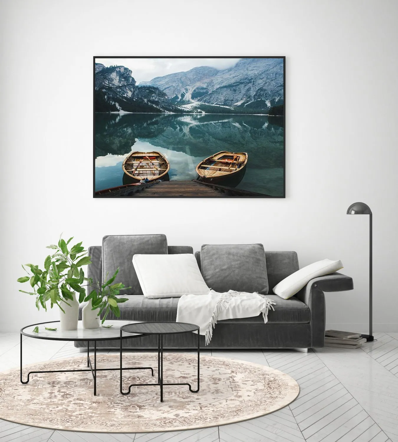 Kruhový koberec - Mateur (béžový)