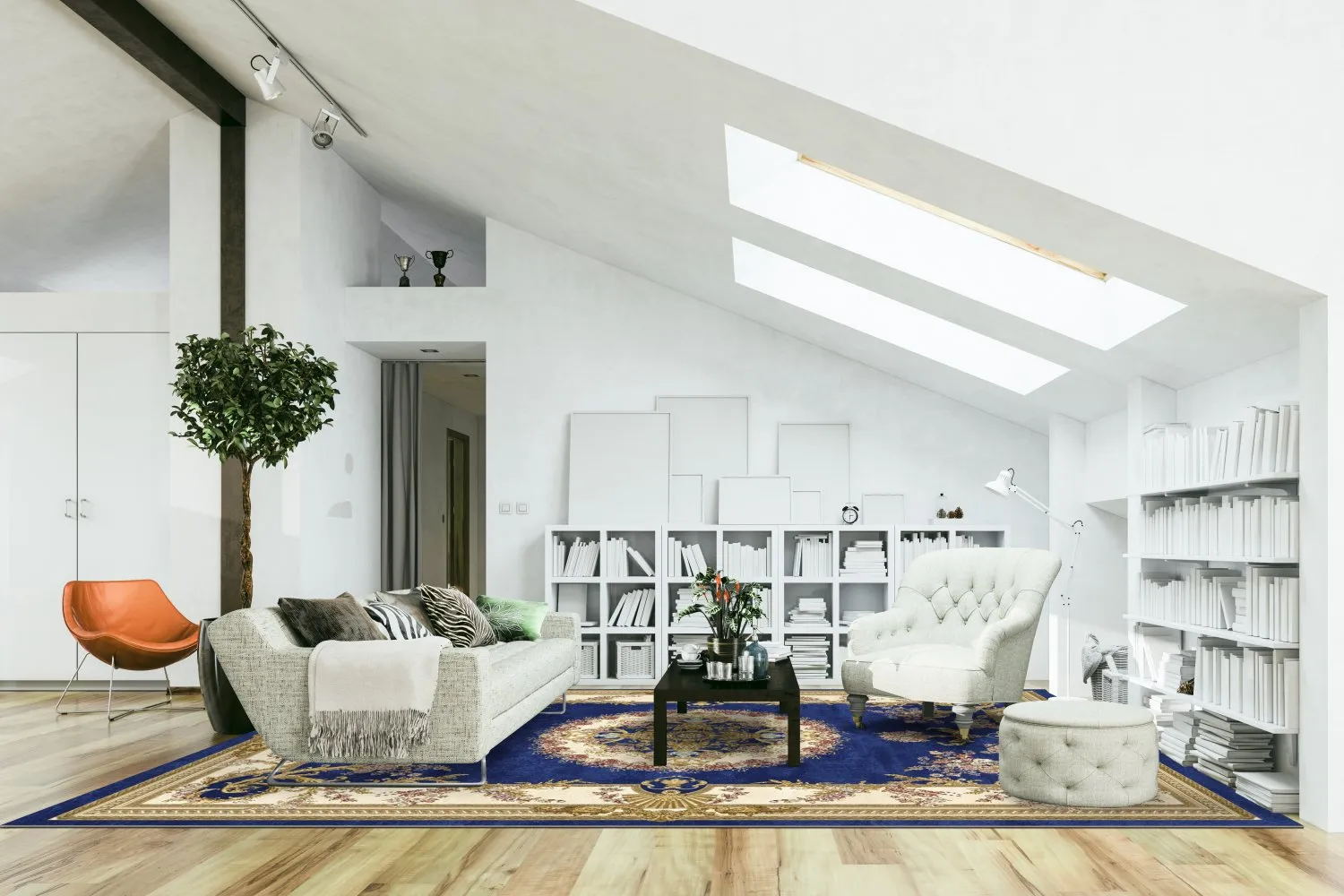 Koberec Wilton - Marand (modrá)