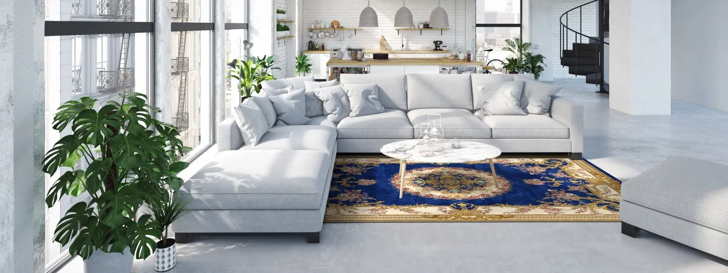 Koberec Wilton - Marand (modrá)