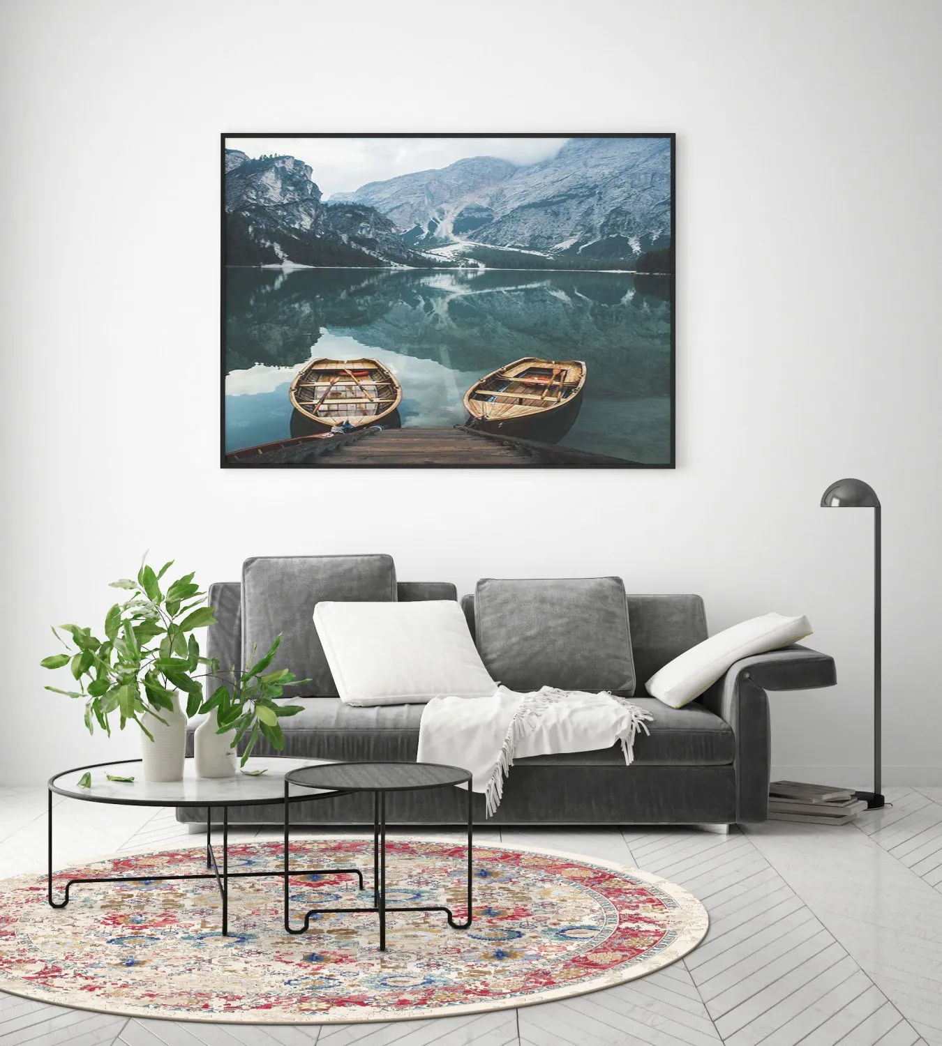 Kruhový koberec - Toujane (multicolor)