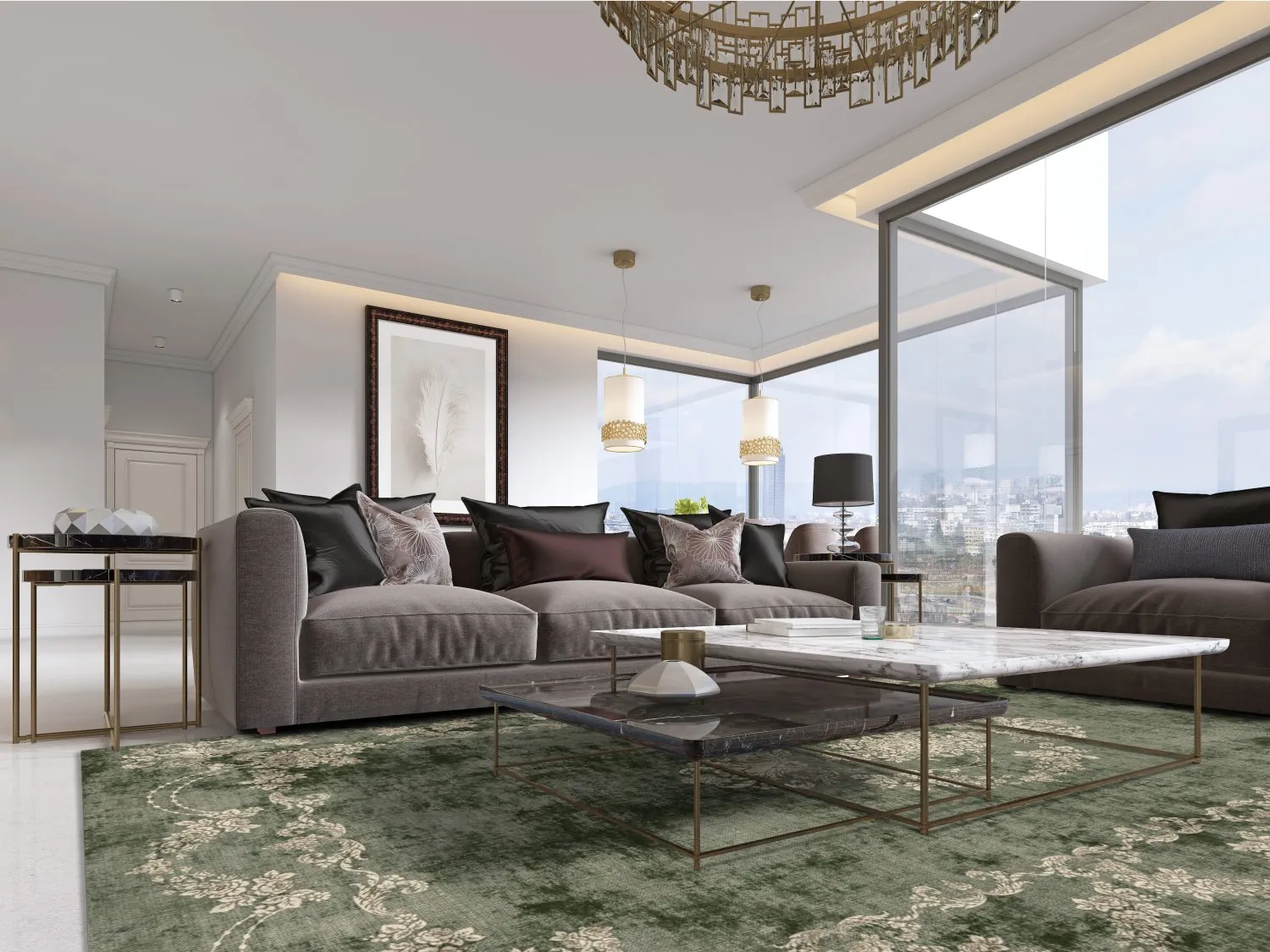 Koberec Wilton - Taknis (zelený)